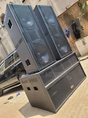 Black Spider Quality Double Speaker's/ Subwoofer