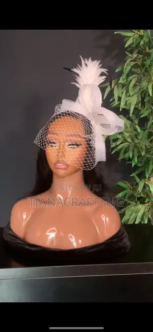Bridal White Fascinator