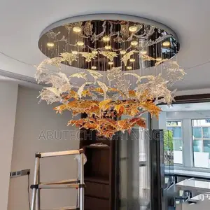 Modern Floating Maple Leave Chandelier