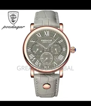 Poedegar Leather Watches Available in Different Colors for Men