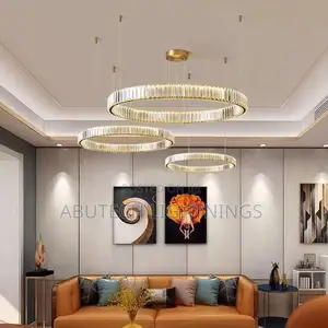 Luxurious Gold Crystal Chandelier