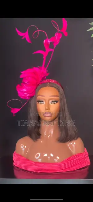 Pink Feathers Fascinator