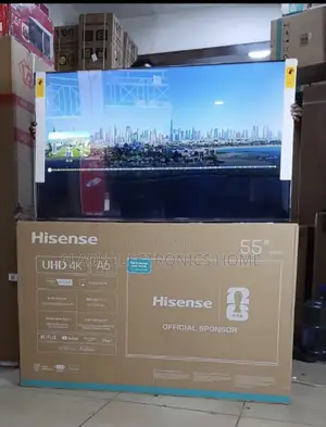Hisense 55” Uhd Smart Tv. 10yrs Waranty