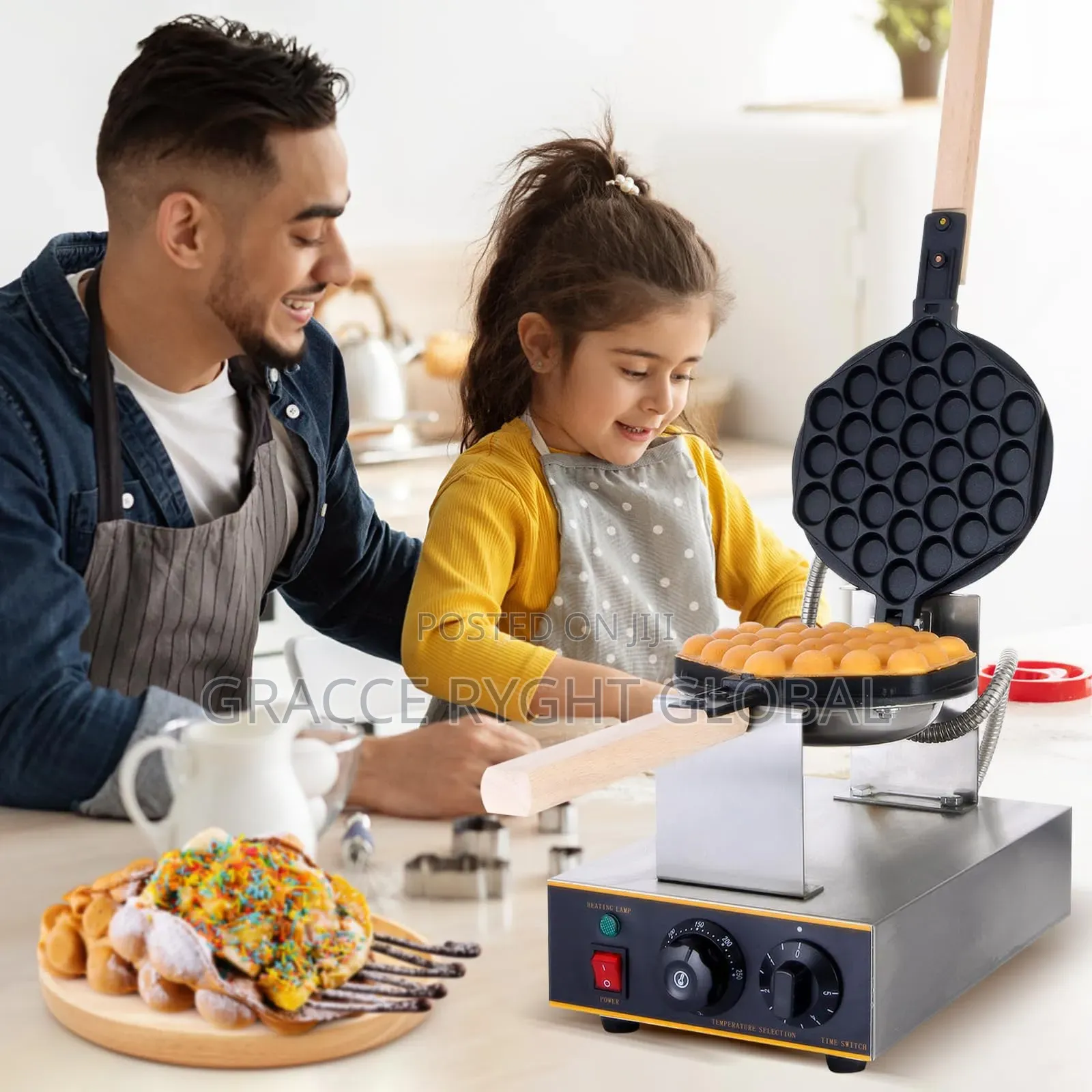 Industrial Bubble Waffle Maker