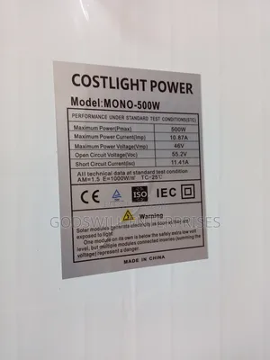 500w Solar Panels New 48v 150cells