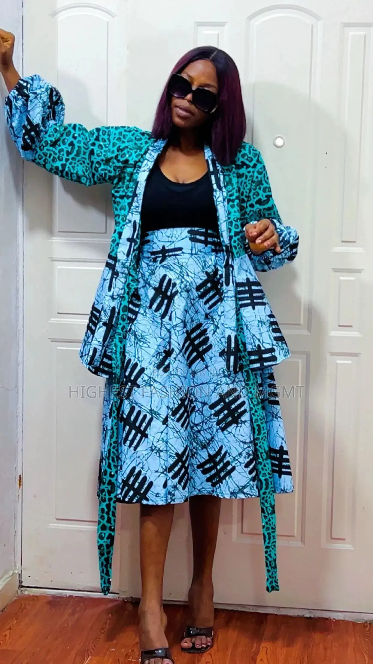 3-in-1 Ankara Combo Set - Style 984