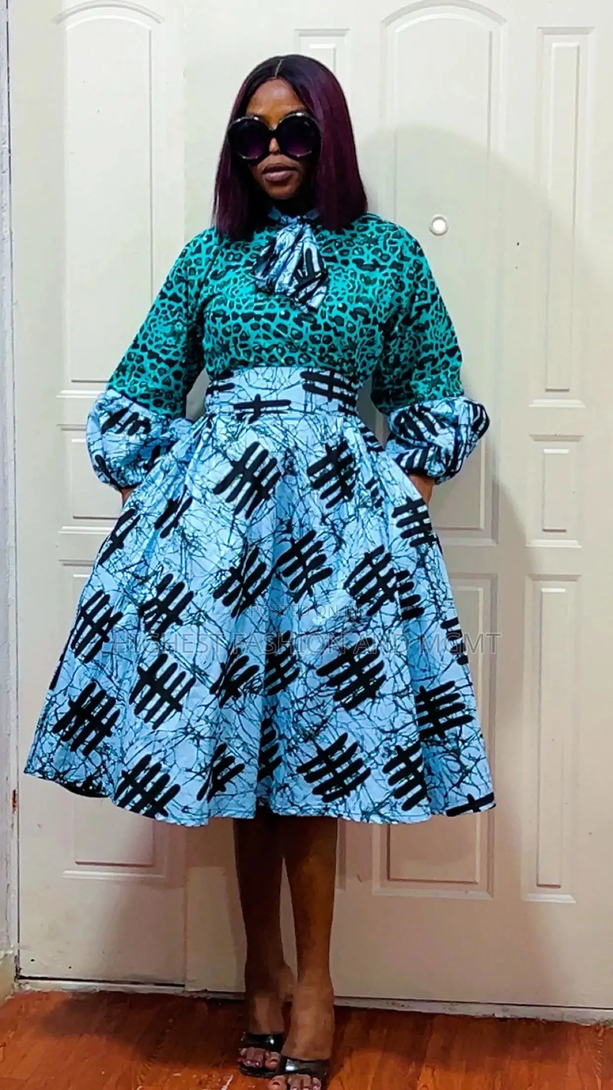 3-in-1 Ankara Combo Set - Style 984