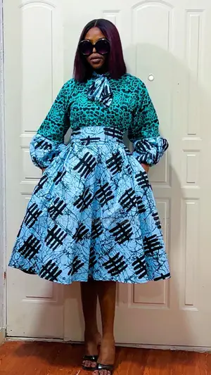 3-in-1 Ankara Combo Set - Style 984