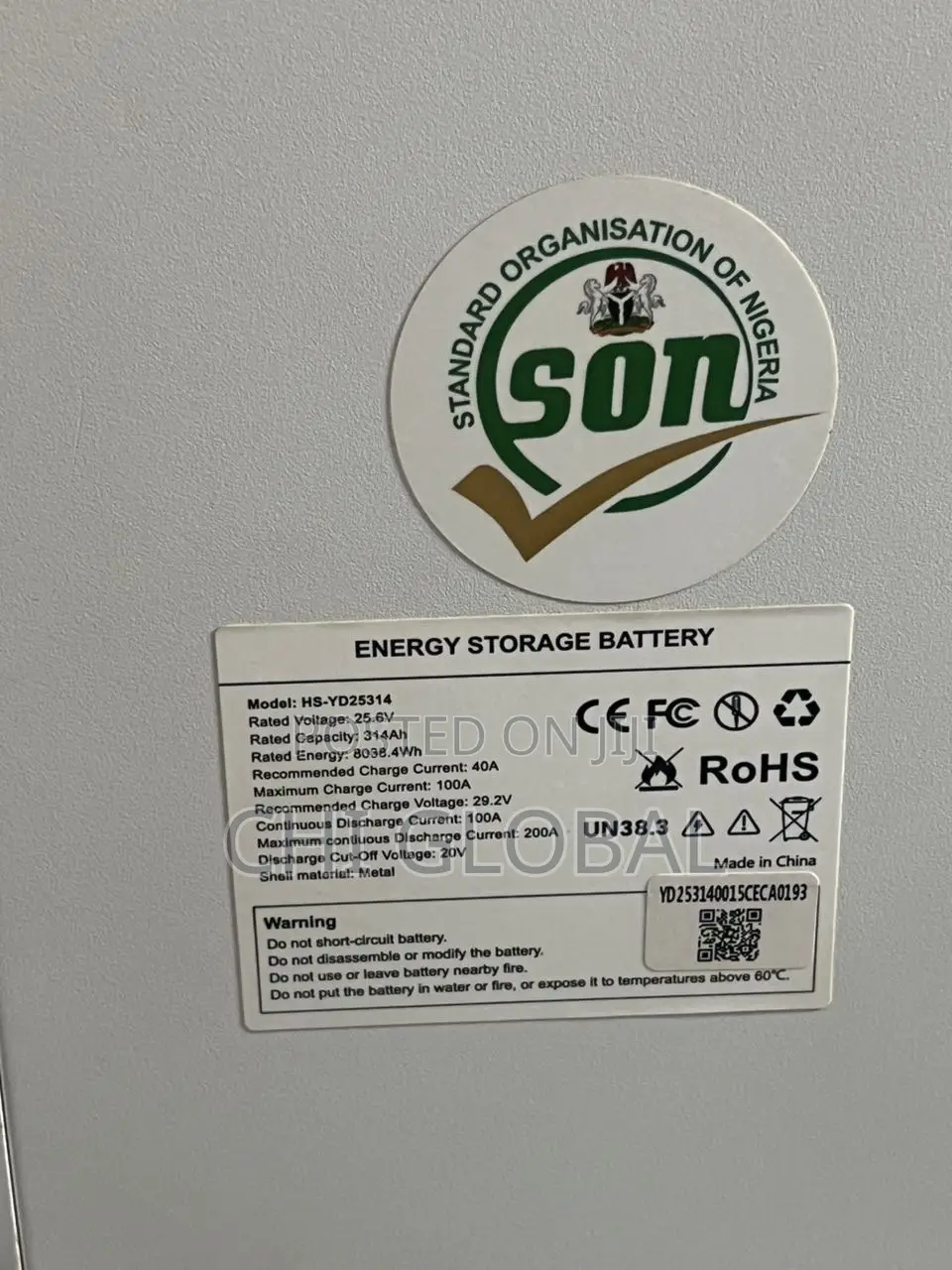 Haisic 8kwh 24v Lithium Battery