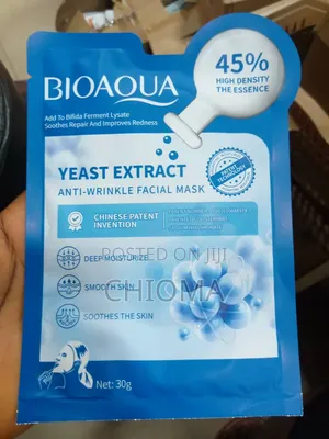 Bioaqua Yeast Extract Anti-Wrinkle (12 Pcs) Facial Sheet Mask