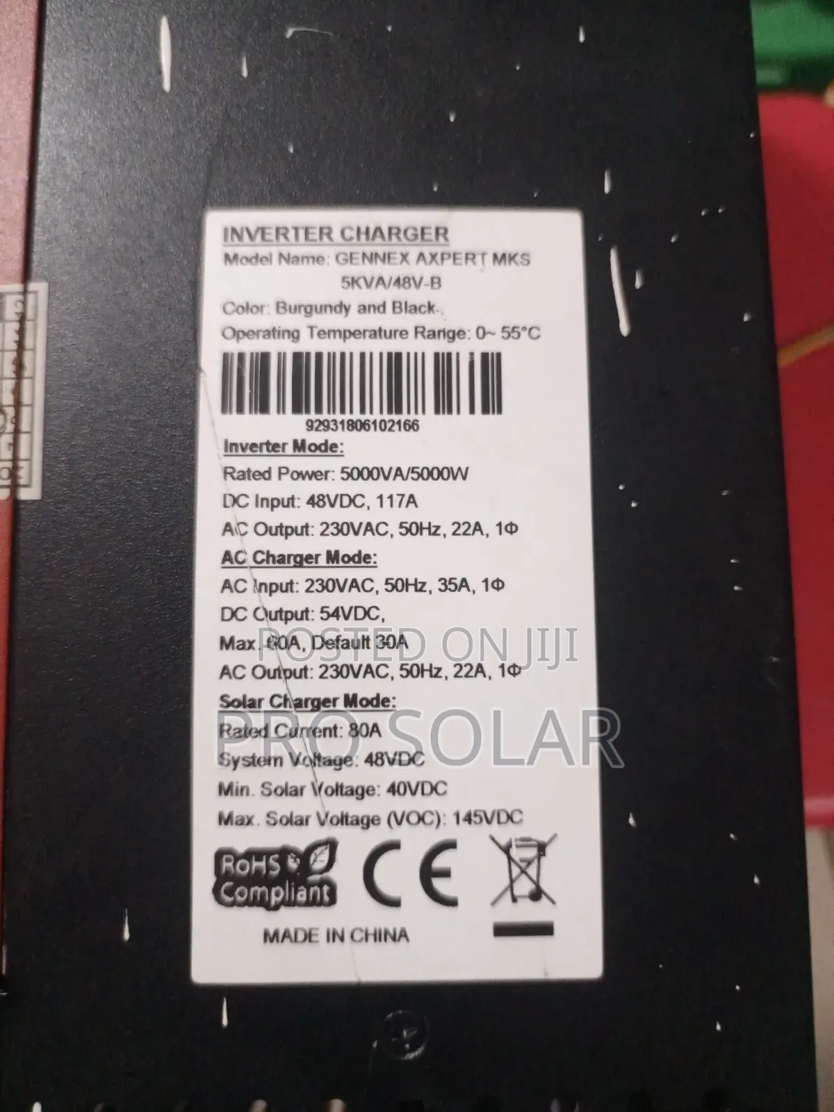 Gennex Inverter 5kva 48v