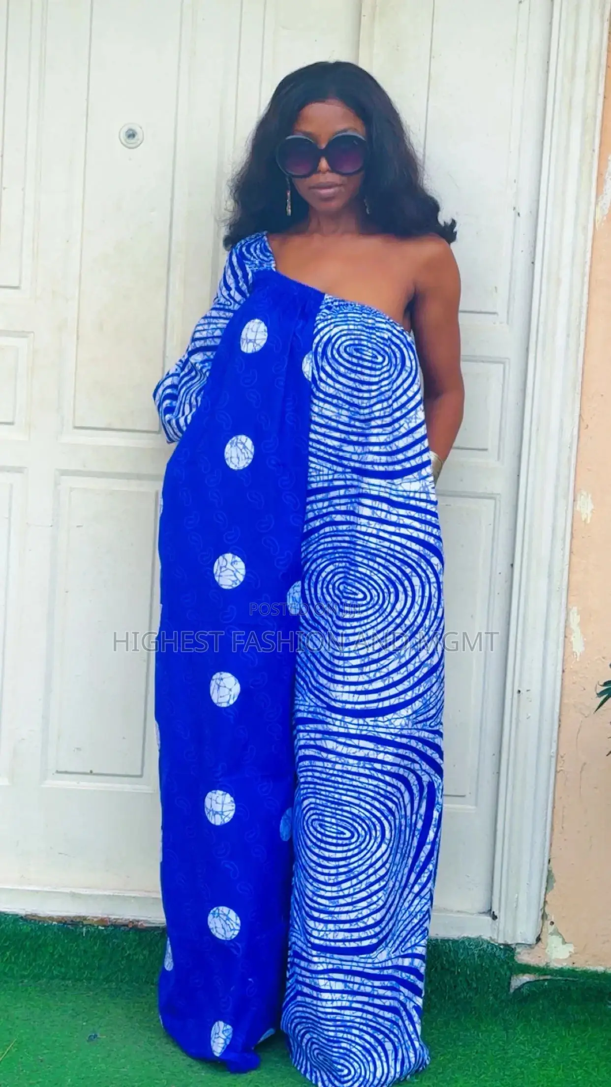 One Shoulder Jumpsuit - Style 556