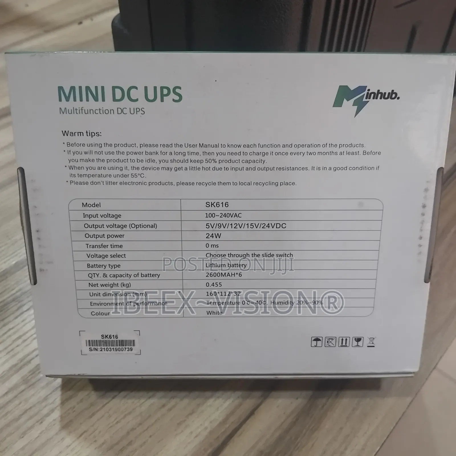 Router Power Bank Mini Dc Ups Sk616 Multifunction