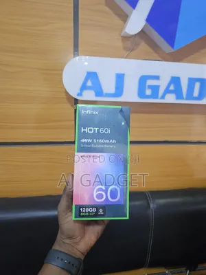 New Infinix Hot 60i 128 GB Silver