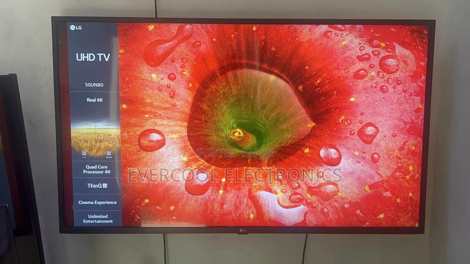 Premium 50” Lg Uhd Smart Tv With Thinq Ai