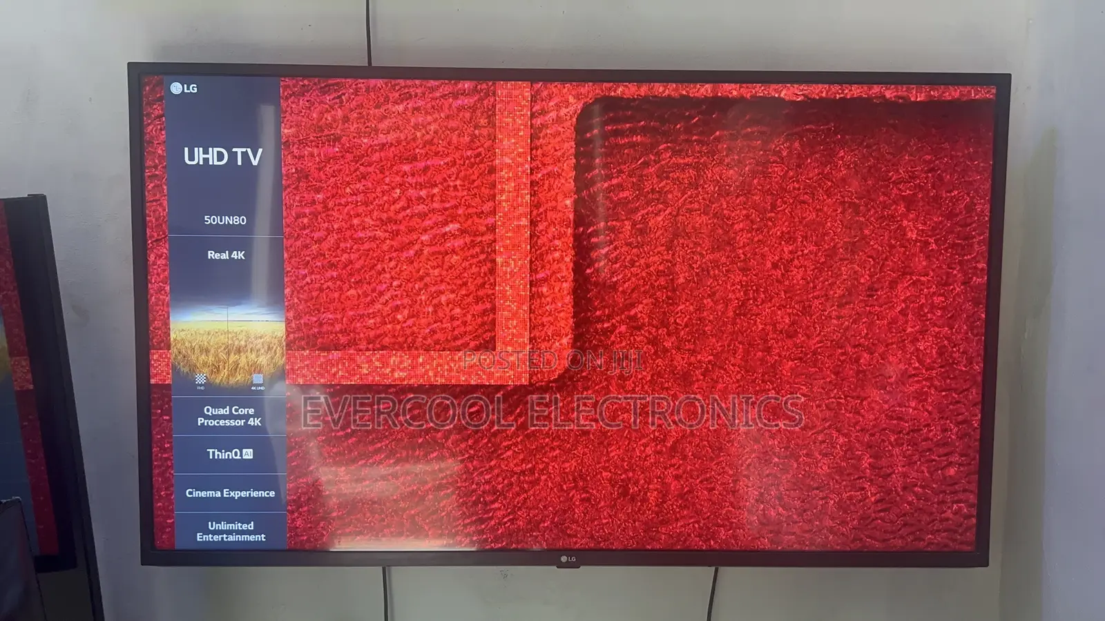 Premium 50” Lg Uhd Smart Tv With Thinq Ai