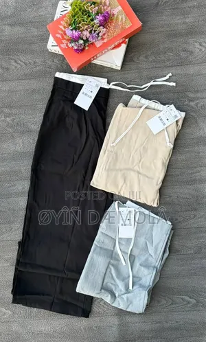 Luxe Zr Plain Linen Pant