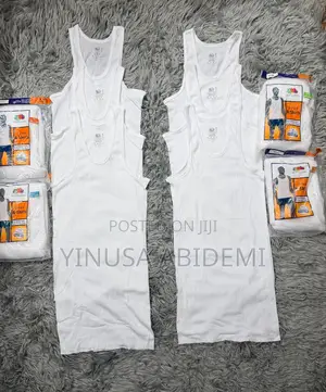 Quality Men Singlet (3in1) Available in Size L-2xl Plus Size Available