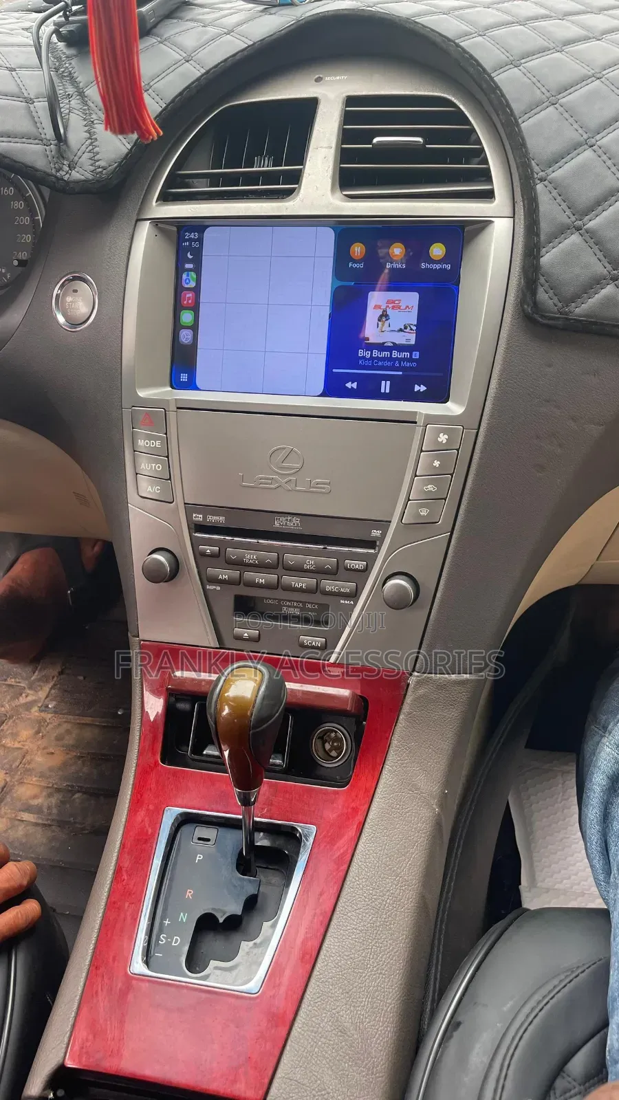 Es350 Apple Carplay/Android Auto Navigation Screen