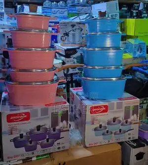 5 Set Nob-Stick Brocook Pot