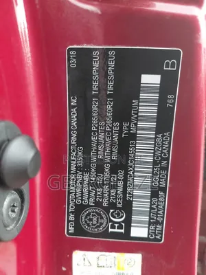 Lexus RX 350 FWD 2018 Red