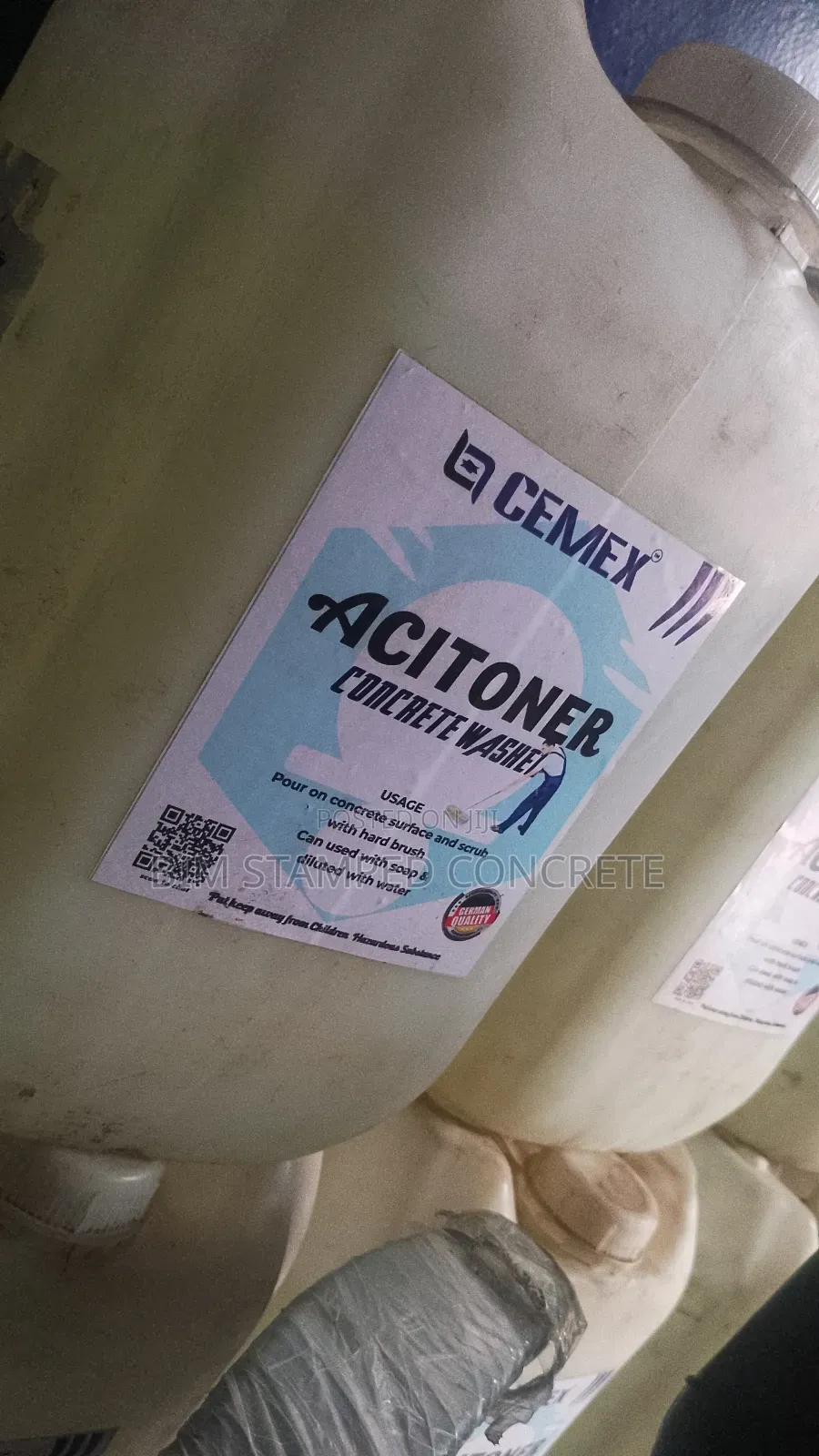 Acetoner Concrete Washer