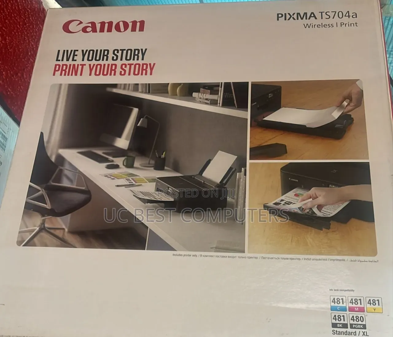 Canon Pixma Ts704a Wireless Printer