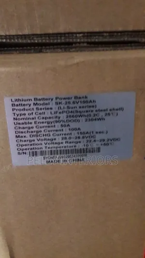 Sako 2.5kwh 24volts Lithium Ion Battery