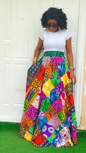 Palazzo Patch Skirt - Style 777