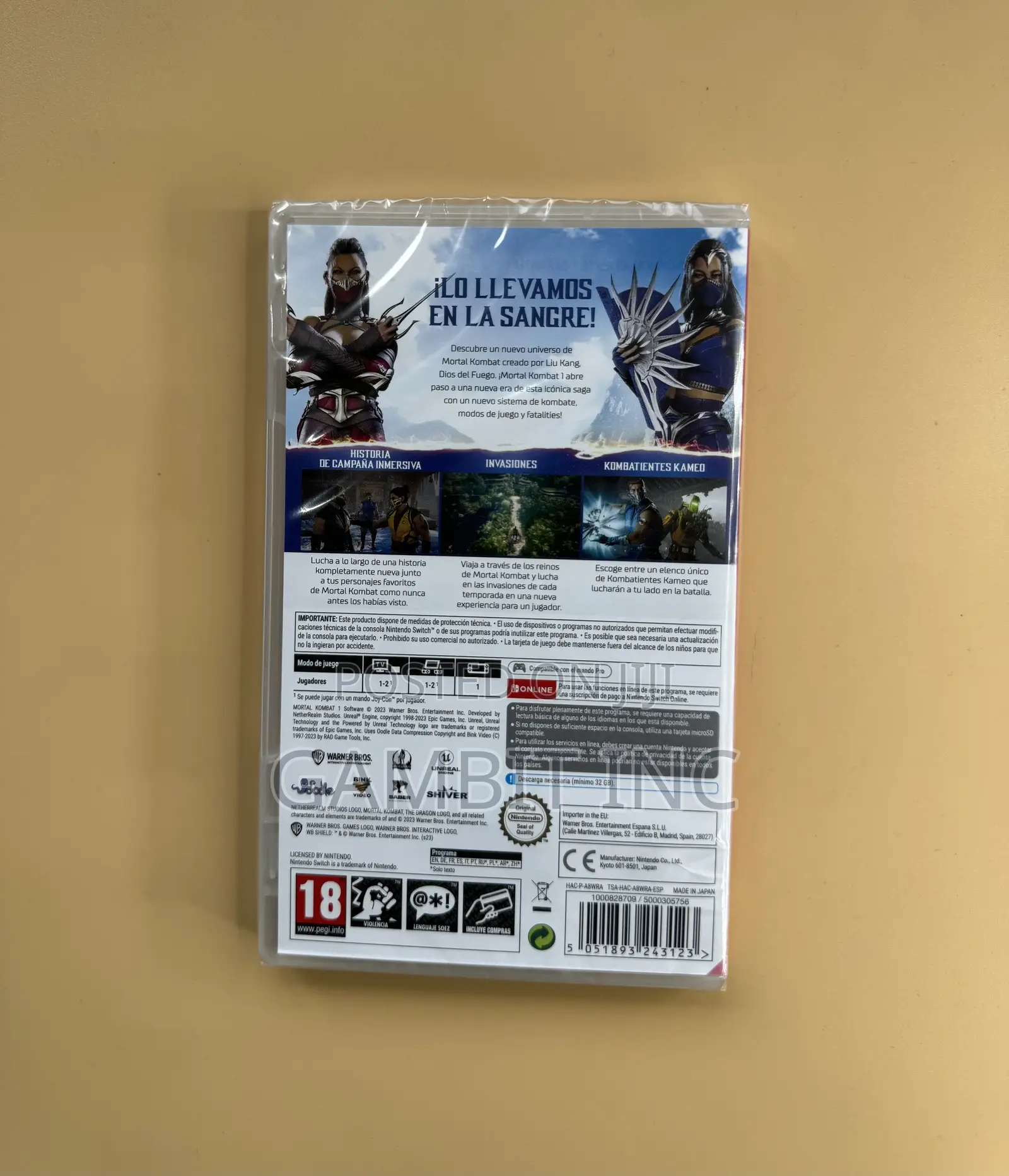Nintendo Switch Mortal Kombat 1