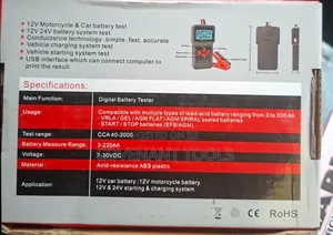 Digital Battery Tester