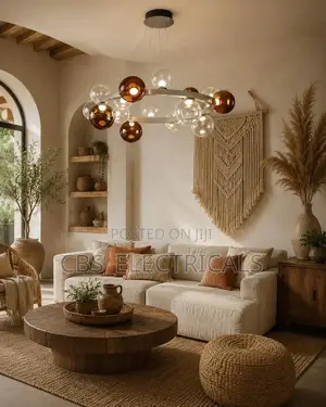 Glass Globe Chandelier