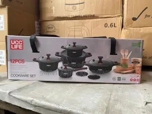 12-Piece Granite Series Cookware Set