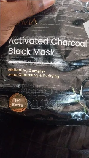 Active Charcoal Black Mask