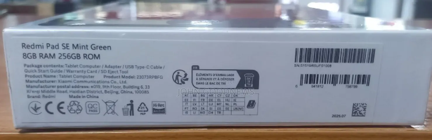 New Xiaomi Redmi Pad SE 11.0 256 GB Green