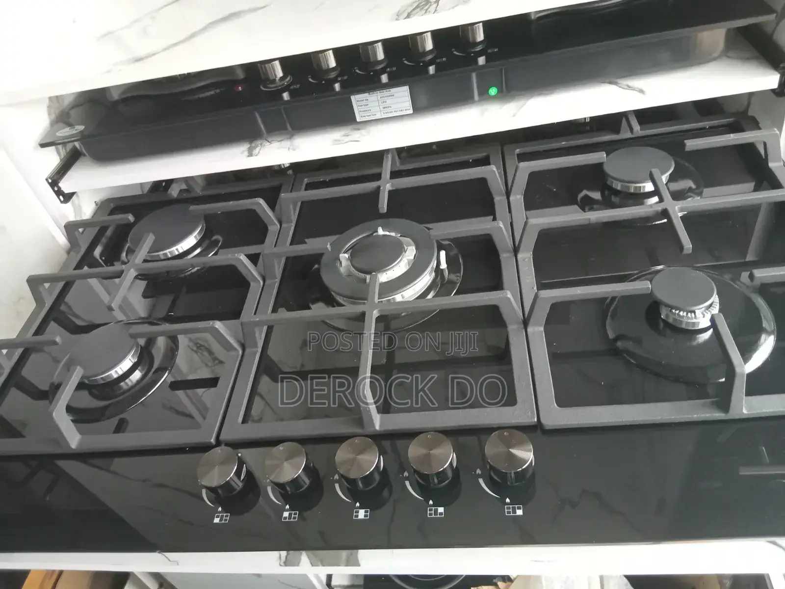 Aquaflex 5 Burner Gas Cooker