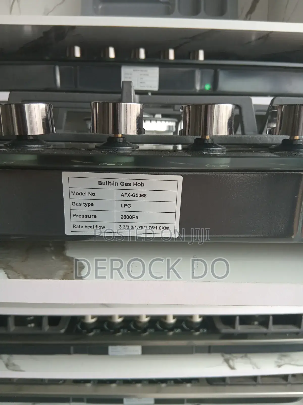 Aquaflex 5 Burner Gas Cooker
