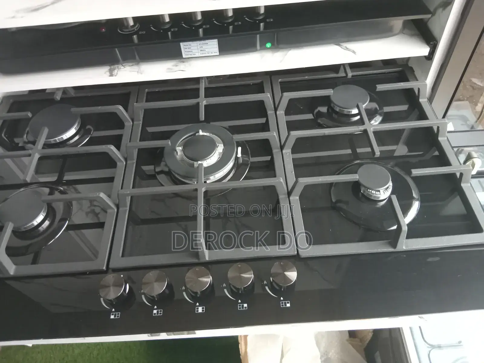 Aquaflex 5 Burner Gas Cooker