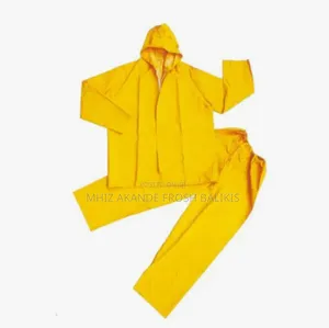 Pvc Rain Coat Shirt And Trousers