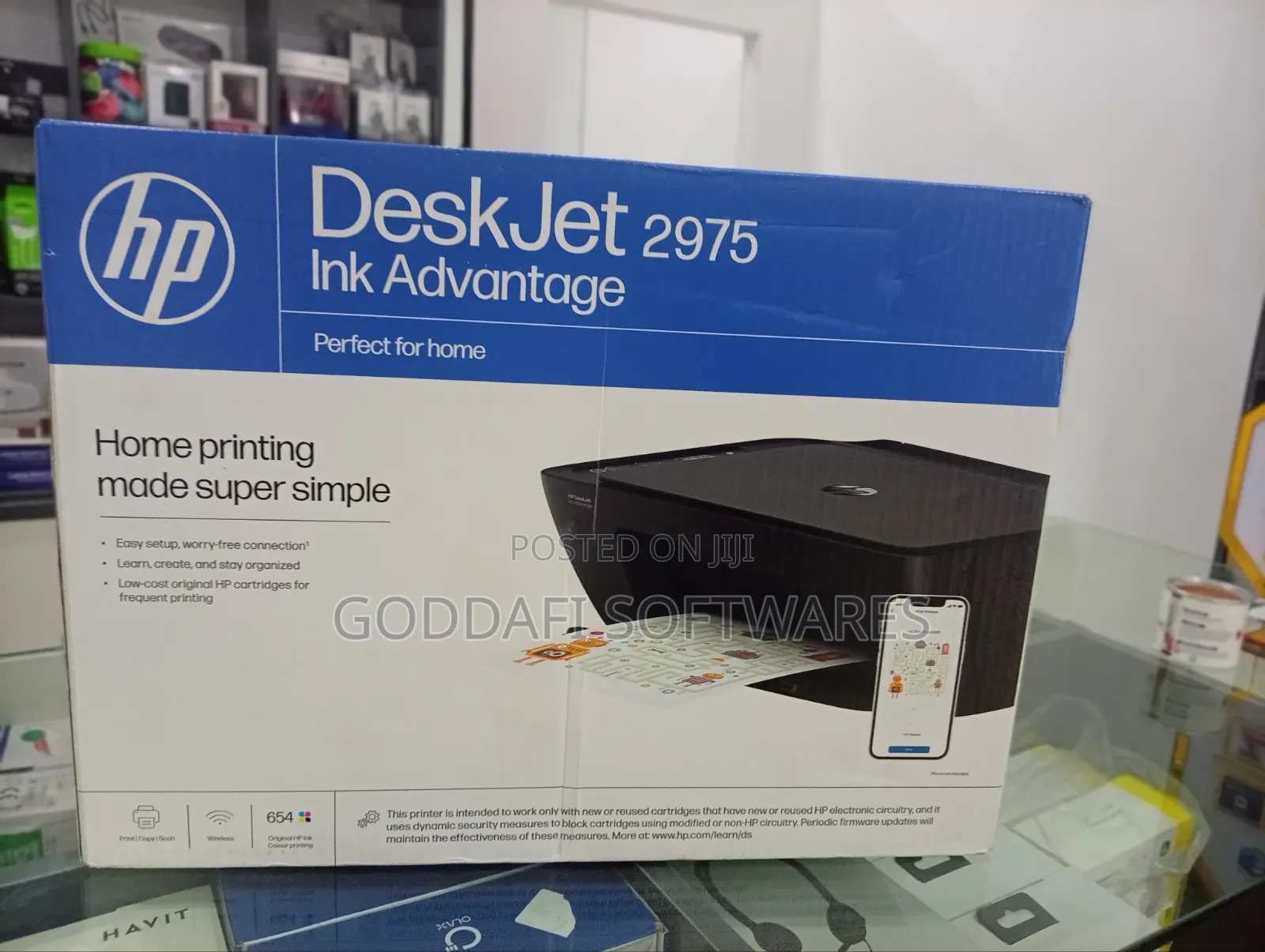 Hp Deskjet 2975 Ink Advantage Printer | Goddafi Stores