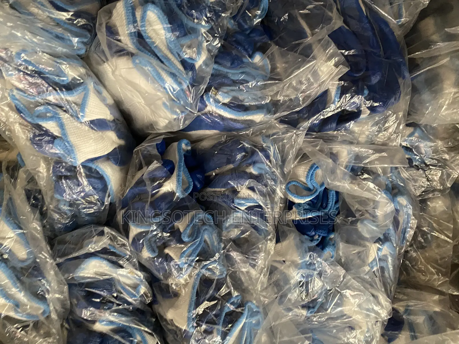 Generic Blue Anti-slip Work Safety Gloves