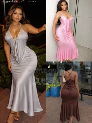 Body Hug Flare Gown