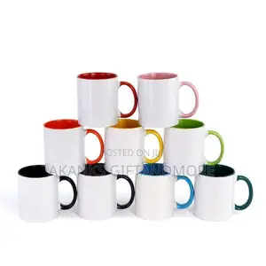 11oz Colorful Inner White Coated Mug