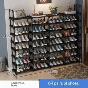 Exotic Thickening Steel Easy Assembly Diy Multiple-Layers Shoe Rack