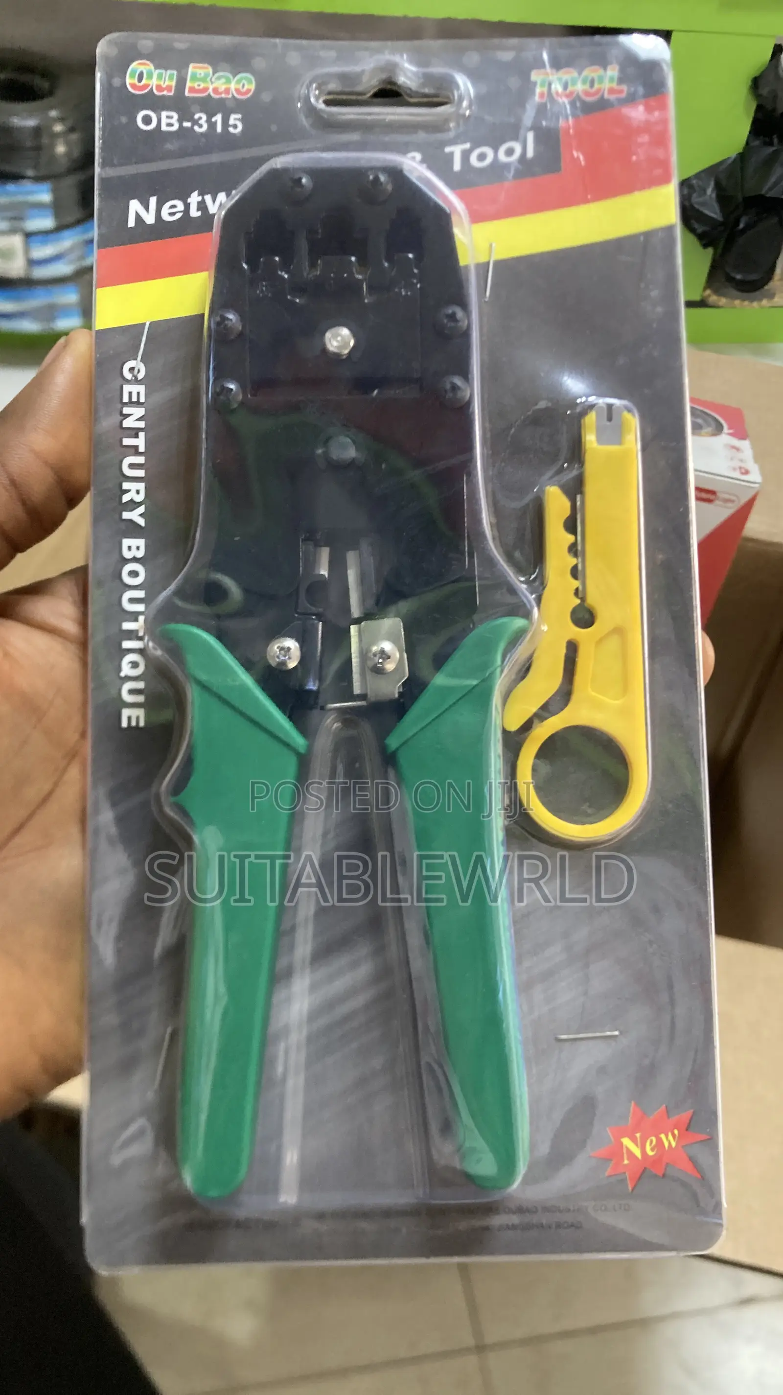 Clipping Tool for Network Cables