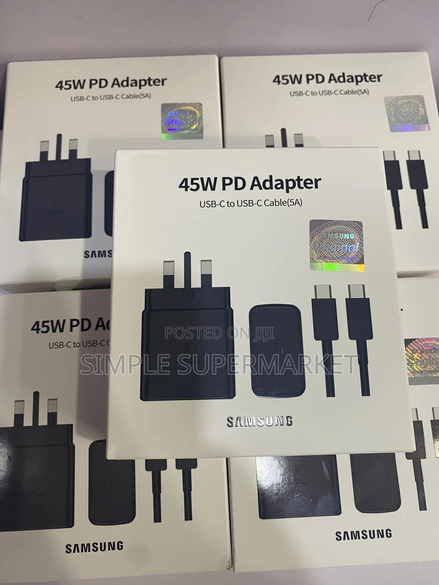 Original Samsung 45watts Complete Charger