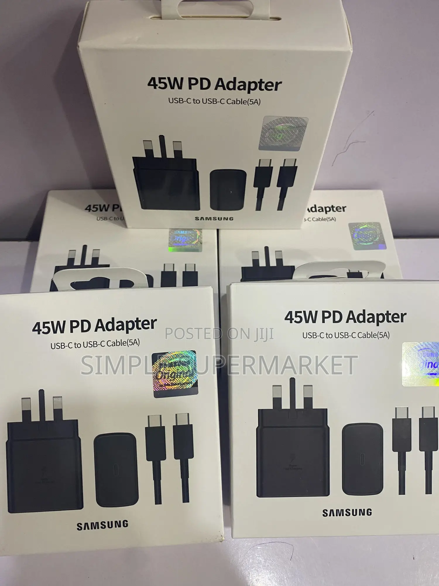 Original Samsung 45watts Complete Charger