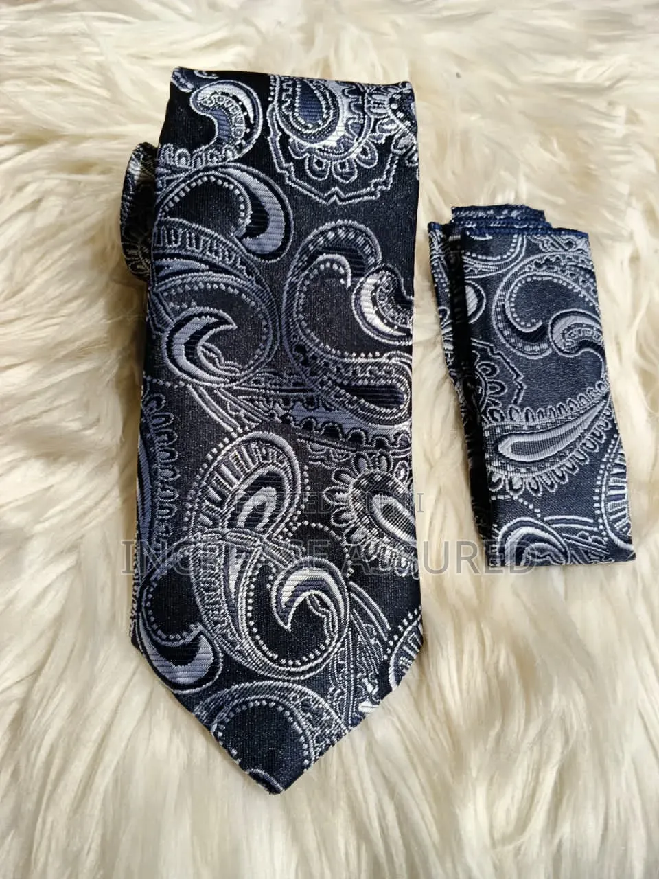 Vintage Office Tie With Hanky