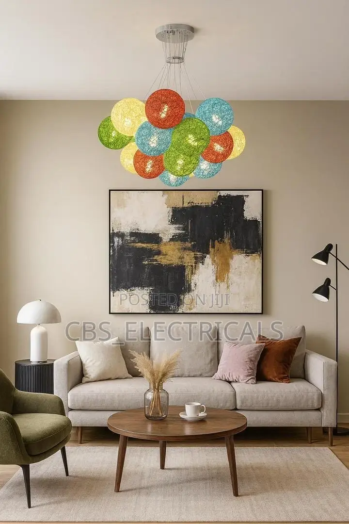15 Balls Colorful Chandelier