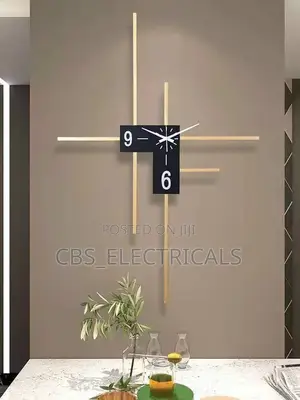 Wall Clock and Lamp